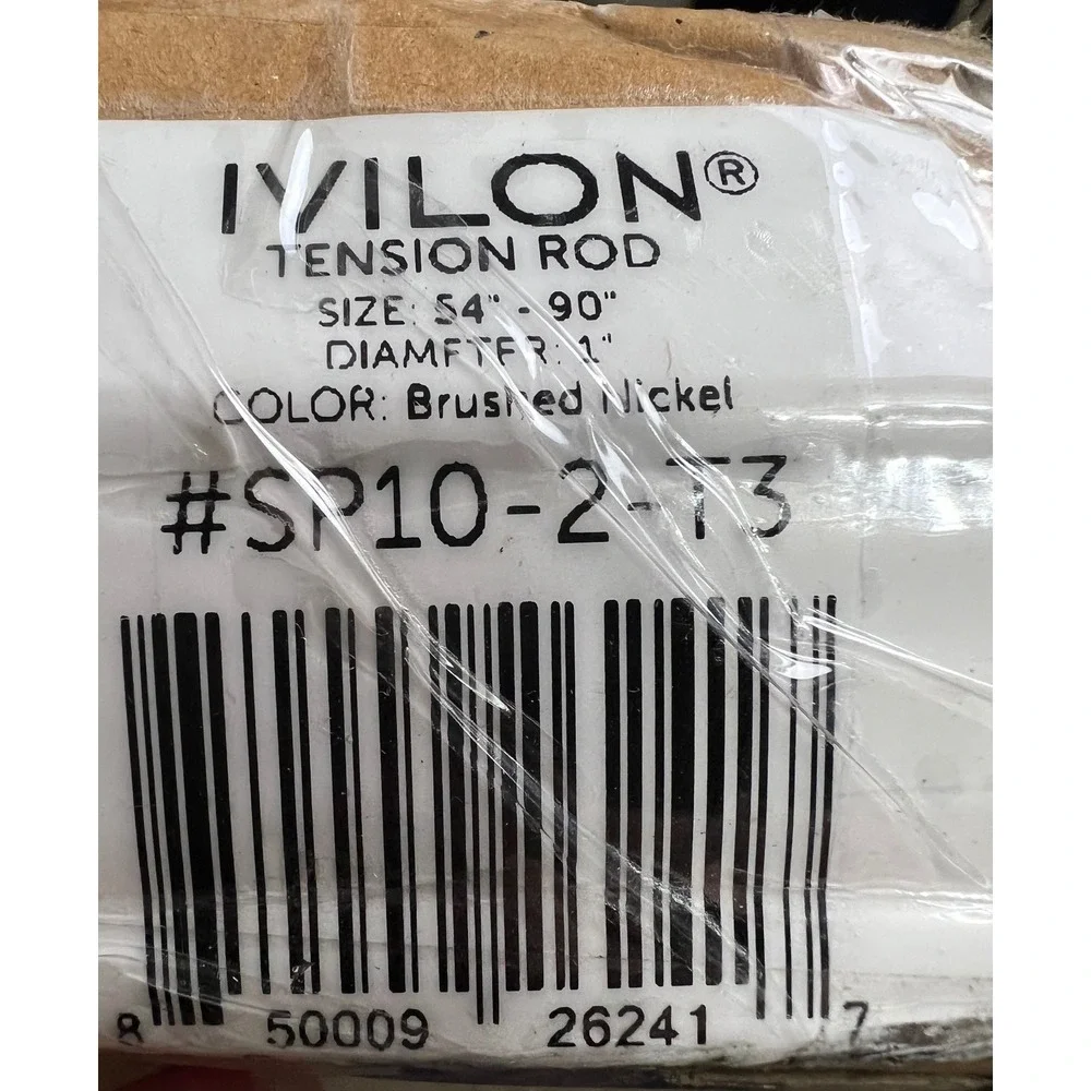 Ivilon Tension Rod Brushed Nickel 54-90